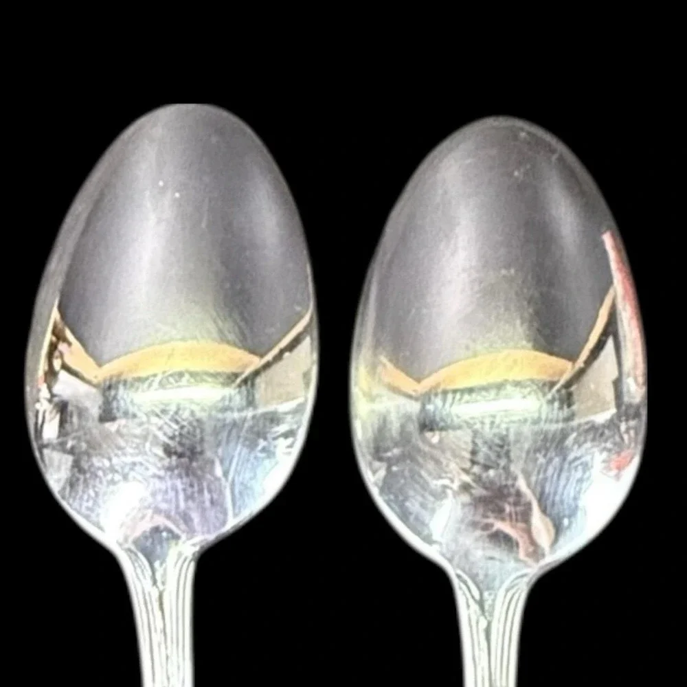 Pfaltzgraff FAIRISLE  Place/Oval Soup Spoons‎ 6 7/8